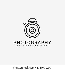 Camera Logo With A Lens Icon