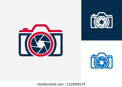 Camera Logo Template Design Vector, Emblem, Design Concept, Creative Symbol, Icon