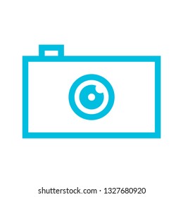 Camera logo template vector icon design
