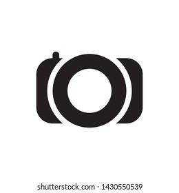 Camera logo template vector icon design
