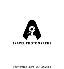 camera logo template, vector logo for photographer