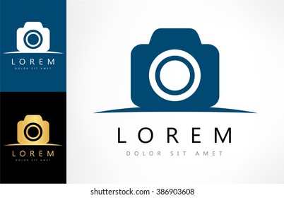 Camera logo vector