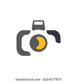 Camera Logo Vector Icon Template Illustration