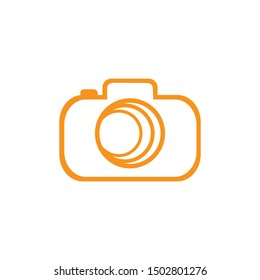CAMERA LOGO VECTOR ILUSTRATION TEMPLATE