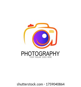 Camera logo, Vector logo for photographer