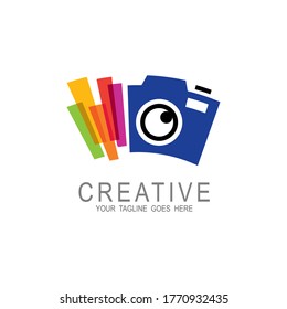 Camera logo, Vector logo for photographer, 