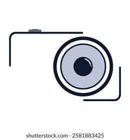 camera logo vector. camera photography icon