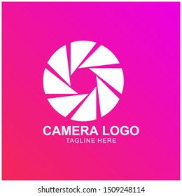 Camera Logo Vector Template. Photography Icon Design