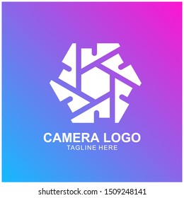 Camera Logo Vector Template. Photography Icon Design