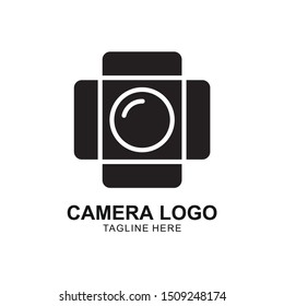 Camera Logo Vector Template. Photography Icon Design