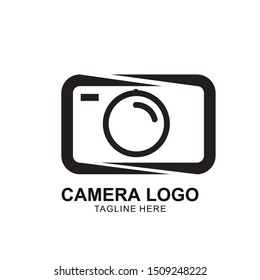 Camera Logo Vector Template. Photography Icon Design