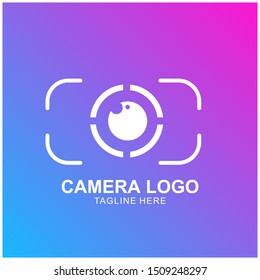 Camera Logo Vector Template. Photography Icon Design