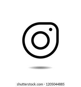 camera logos, icon on white background.