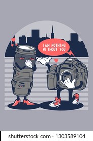 camera in love humor