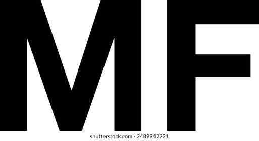 Camera Manual Mode, Manual Focus flat black vector icon.
