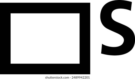 Camera Manual Mode, Silent Single Shooting flat black vector icon.