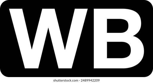Camera Manual Mode, White Balance flat black vector icon.