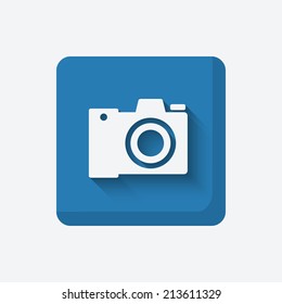 camera media symbol - vector illustration. eps 10