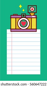 camera message card