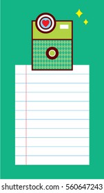 camera message card