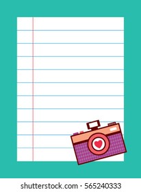 camera message card