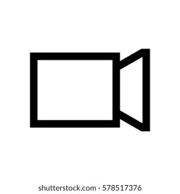 Camera mini line, icon, background and graphic. The icon is black and white, linear  flat, vector, pixel perfect, minimal, suitable for web and print. 