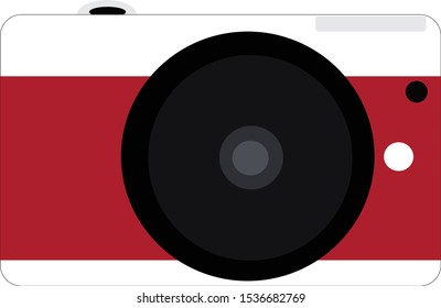 camera model cool color red