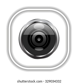camera. Modern design flat style icon