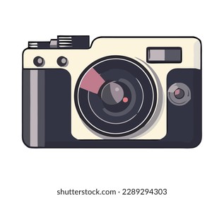 camera modern digital equipment icon isolated