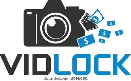 Camera with money symbol logo