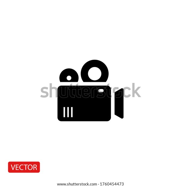 camera movie\
Icon. Vector illustration EPS\
10.