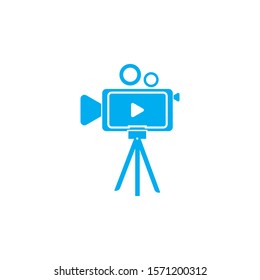 Camera movie icon vector template