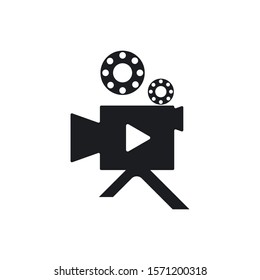 Camera movie icon vector template
