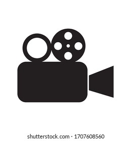 camera movie logo illustration design