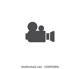 Camera Movie logo vector template