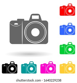 camera multi color style icon. Simple glyph, flat vector of electro icons for ui and ux, website or mobile application