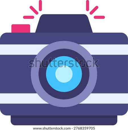 Camera New Creative Icon Design Vector