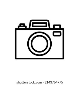 camera new  icon vector simple