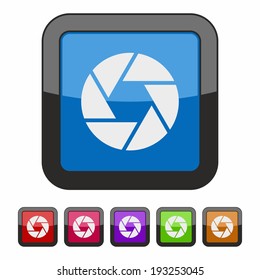 Camera objective icon