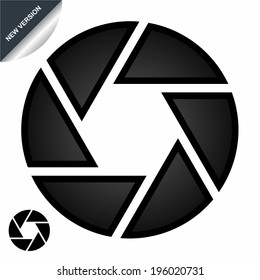 Camera objective icon