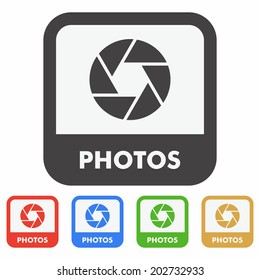 Camera objective icon