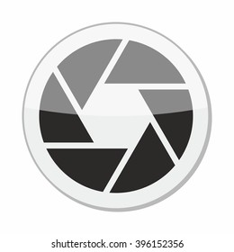 Camera objective icon