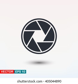 Camera objective icon