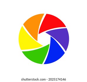 Camera objective icon vector illustration