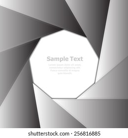 Camera objective icon vector illustration