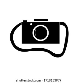 camera on white background.illustration icon image