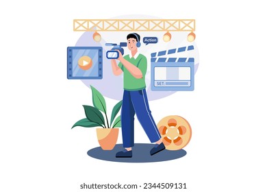 Camera Operator framing visual stories.