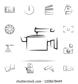 camera outine icon. Photo and camera icons universal set for web and mobile