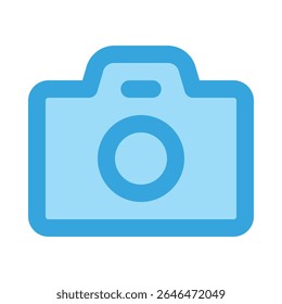 Bewerkbare vulpictogram voor cameraomtrek