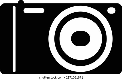 camera outline icon isolated vector illustration